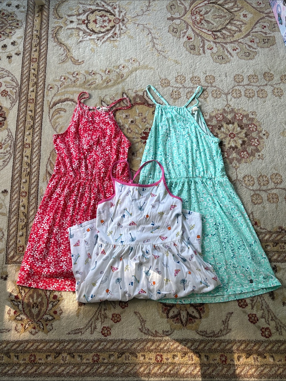 Roxy Girls' Red, Mint and White Summer Dress Set